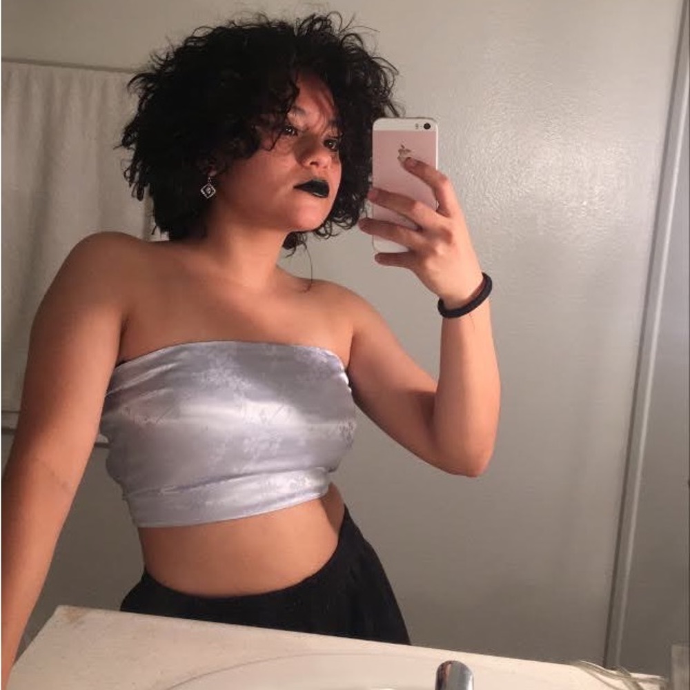 Floral crop top